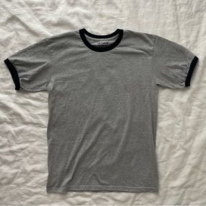 BASICS GILDAN DRYBLEND RINGER TEE